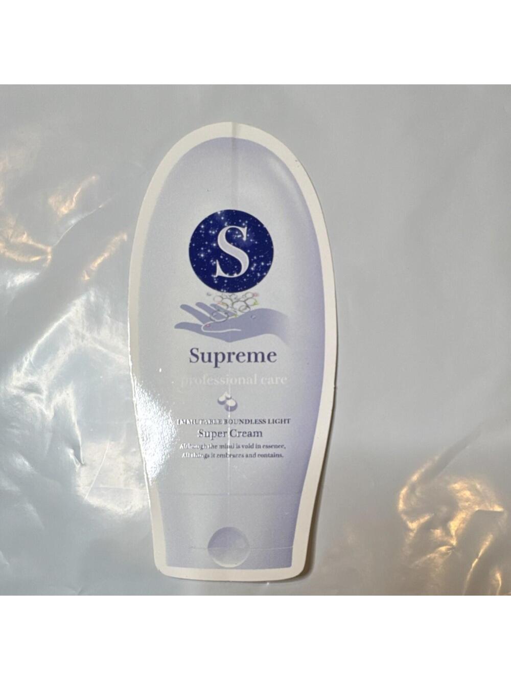 Supreme Stickers Bottle Shaped White Blue